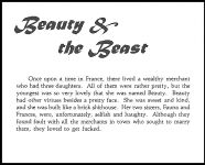Beauty And The Beast 70's Adult Comic