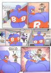 Busty bird vs evil ted