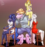 (kuroihoshi) "Greedy Dragon" comic + collored antro pics