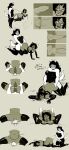 Nepeta tries to pet play Jade