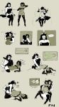 Nepeta tries to pet play Jade
