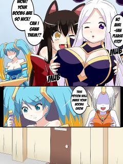 [Xano501] Sona x Ahri: Lovely Boobies