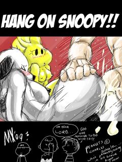 [MonkeyxFlash] Hang on Snoopy! (Peanuts)