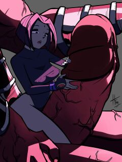 [TreatArtStudios (HFM)] Raven and Daddy (Teen Titans)