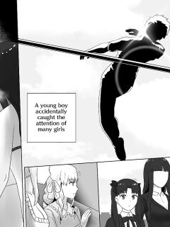 Shirou X Irisviel + Tohsaka Mama (Pixiv Fanbox)