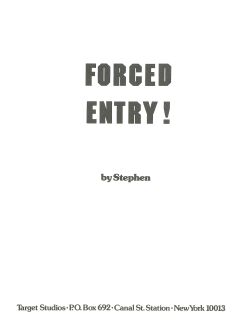 [Etienne aka Stephen] Forced Entry Preview