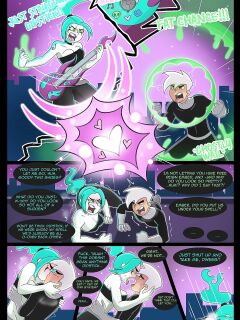 [Hermit Moth] Clashing with Ember McLaine (Danny Phantom)