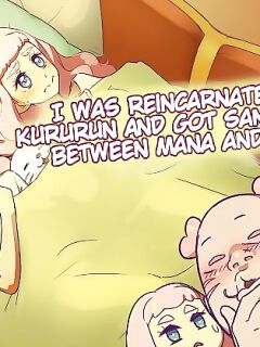 [Muramuramura (Muramurabito)] Tensei shitara Kururun ni Natte ManaRora ni Hasamaritai | I Was Reincarnated as Kururun And Got Sandwiched Between Mana And Lola (Tropical-Rouge! Pretty Cure) Preview