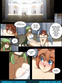 [Kinkymation] Palutena and Pit Comic Preview