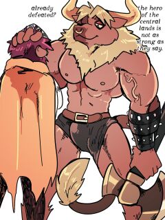 [Wolfrad Senpai] Minotaur comic Preview