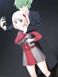 [Maozi dan] LycoReco gets hypnotized (Lycoris Recoil)