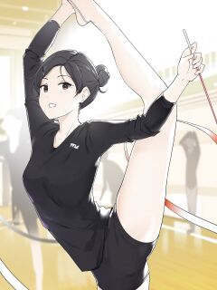 [Wakamatsu] Shintaisou Circle Joshi ga Kansetsu Kadouiki Meippai Tsukatte H suru Hanashi | The Rhythmic Gymnastics Girl Making Full Use of Her Flexibility During Sex