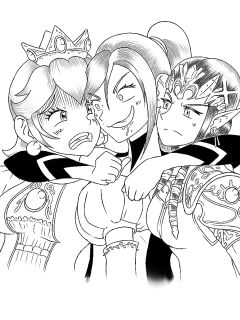 [Reactoegirl] Comic) Samus Vores Peach and Zelda series