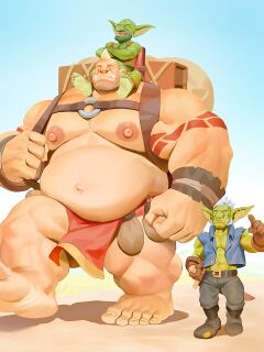 [ZoroJ] Ogre and Goblin Brothers Having Fun