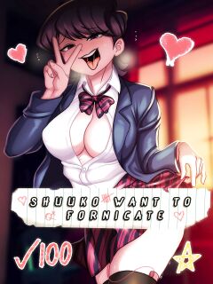 [Accel Art] Waifu Cast - Shuuko want to fornicate (komi-san wa komyushou desu.)
