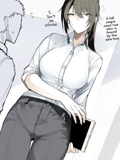 [Okyou] Ookii OL Onee-san no Manga | A Manga About A Big OL Onee-San [Colorized]