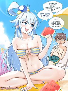 [Snegovski] Aqua's thirst trap???? (KonoSuba)
