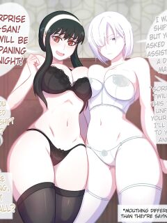 [Hornygraphite] Yor x Fiona x Loid (Spy x Family)