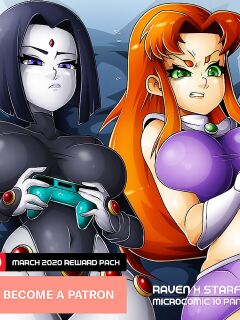 Raven X Starfire (Teen Titans) Preview