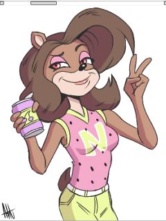 [AshesG] Watermelon Tawna (Crash Bandicoot)