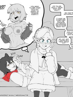 [MrBooshmaster] Izutsumi pounces on Marcille (Dungeon Meshi)