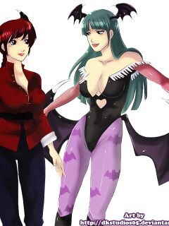[DKSTUDIOS05] Ranma and Morrigan (Darkstalkers, Ranma 1/2)
