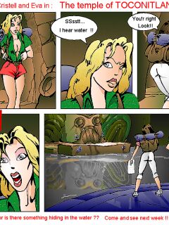 The adventures of Cristell and Eva in : The Temple of Toconitlan-incomplete Preview