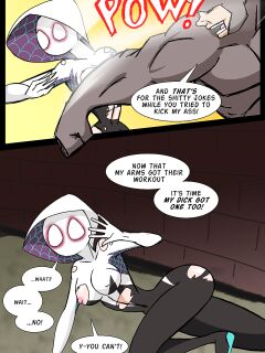 [Shiboobmura] The Rhino vs. Spider-Gwen (Spider-man)