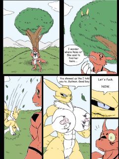 [Victoria Viper] [Mykiio] Pent Up A Digimon Smut Comic [Colorized] by ReDoXX]