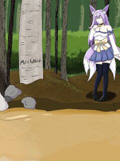 [MechNub] Miko's Forest Mudding!