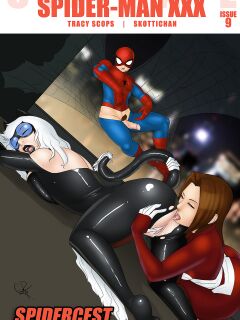 [Tracy Scops (Scottichan)] Ultimate Spider-Man XXX 9 - Spidercest - a cat that got your tongue (Spider-Man)
