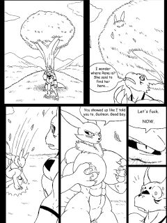 [Victoria Viper, Mykiio] Pent Up: A Digimon Smut Comic (Digimon)