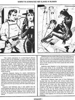 [Eneg] Sabretta dominate her slaves in rubber