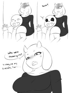 [Inuyuru] Sans x Toriel (Undertale)